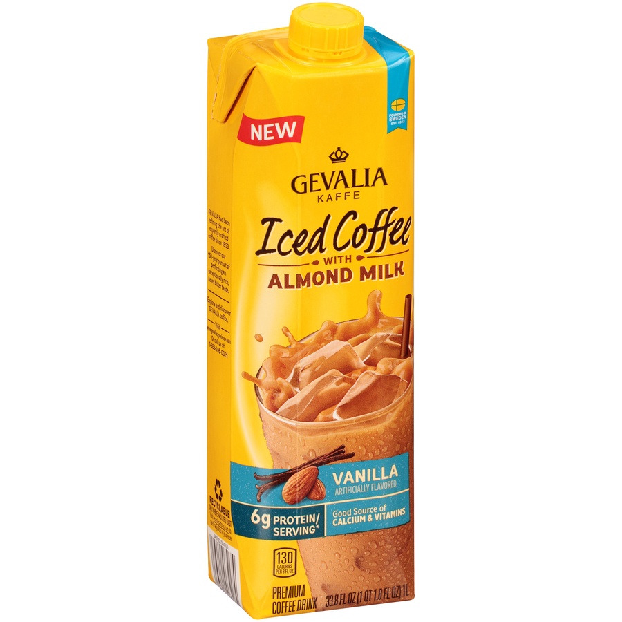 slide 2 of 8, Gevalia Java Nut Iced Coffee Vanilla, 33.8 oz