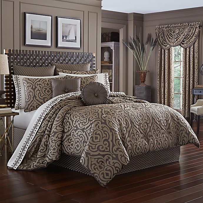 slide 1 of 2, J. Queen New York Astoria King Comforter Set - Mink, 1 ct