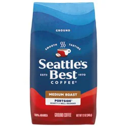 Seattle's Best Coffee Medium Roast Ground 100% Arabica Portside Coffee 12 oz