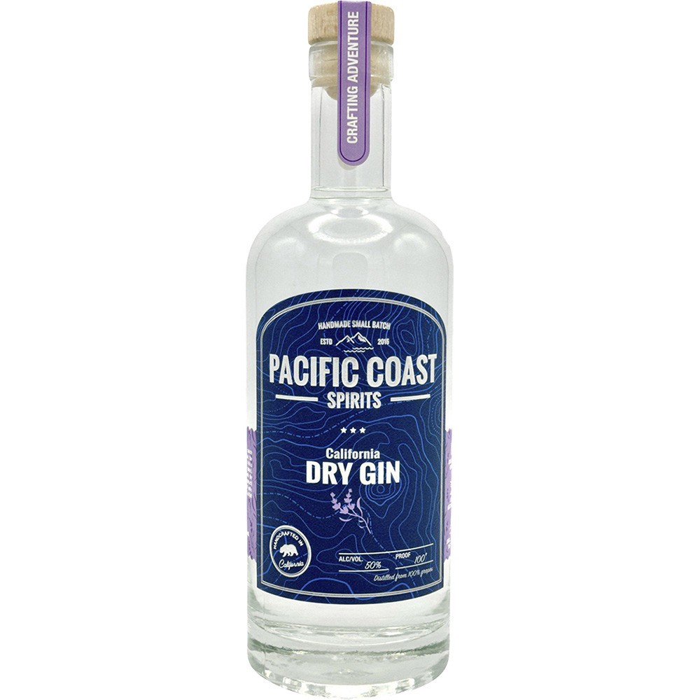 slide 1 of 1, Pacific Coast Spirits Pacific Coast California Dry Gin, 750 ml