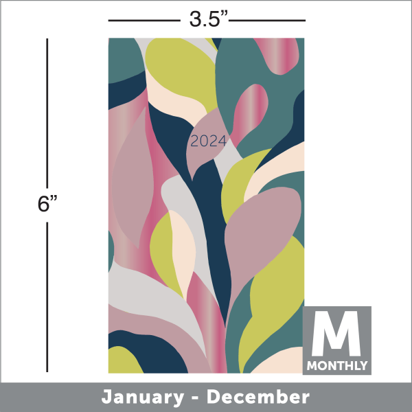 slide 4 of 6, Office Depot Brand Monthly Planner, 8-1/4'' X 10-1/4'', Vsco Girl, January To December 2021, Dx191547-008, 1 ct