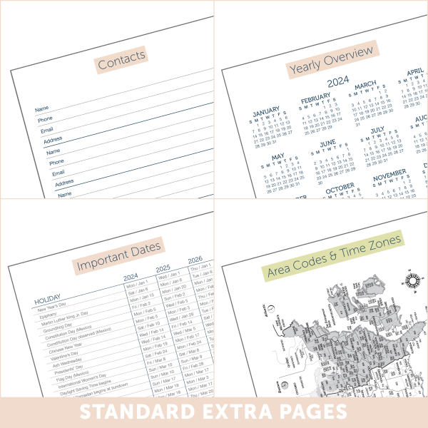 slide 2 of 6, Office Depot Brand Monthly Planner, 8-1/4'' X 10-1/4'', Vsco Girl, January To December 2021, Dx191547-008, 1 ct