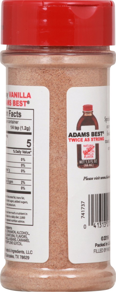 slide 3 of 13, Adams Extract Vanilla Cinnamon Sugar 4.66 oz, 4.66 oz