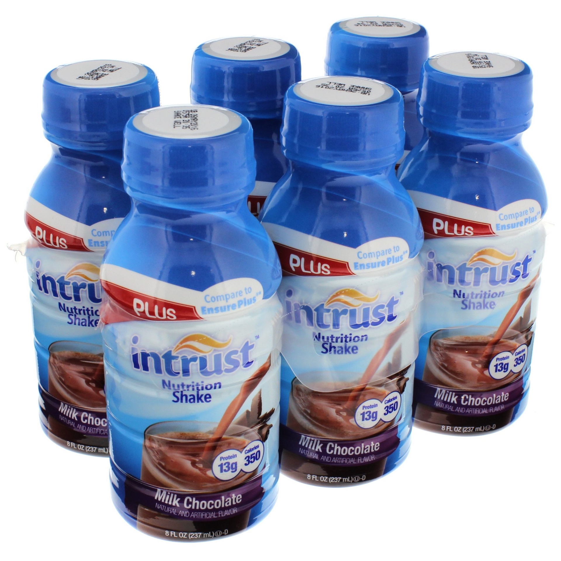 slide 1 of 1, Intrust Drink Chocolate Plus - 6 ct, 6 ct