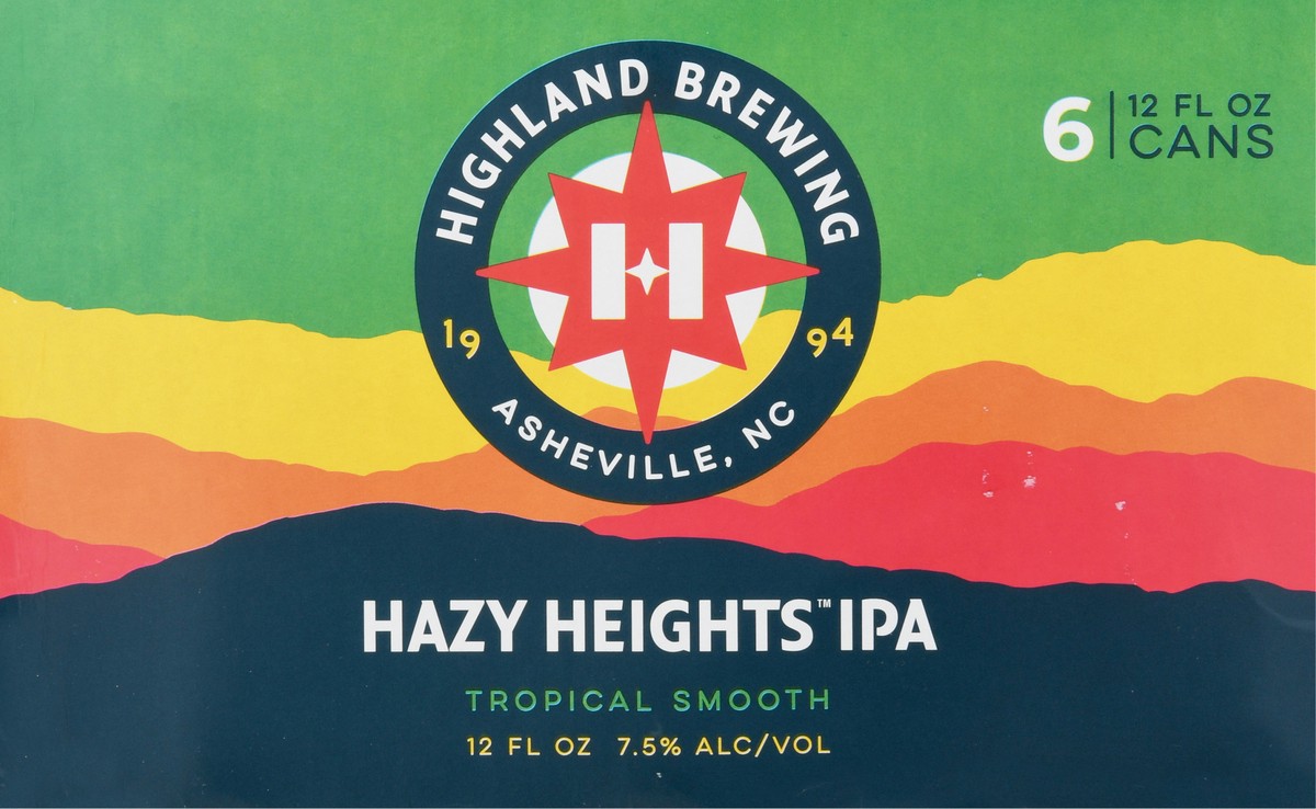 slide 9 of 9, Highland Brewing Company Mandarina IPA Cans, 6 ct; 12 oz