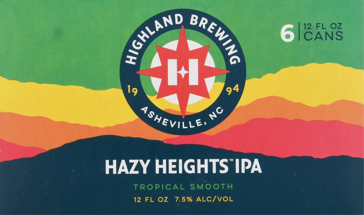 slide 4 of 9, Highland Brewing Company Mandarina IPA Cans, 6 ct; 12 oz