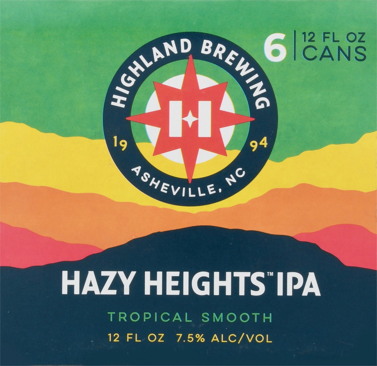 slide 8 of 9, Highland Brewing Company Mandarina IPA Cans, 6 ct; 12 oz