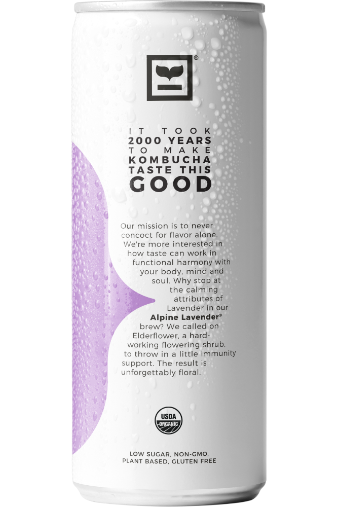 slide 2 of 4, Rowdy Mermaid Kombucha-Lavender - 12 fl oz, 12 fl oz