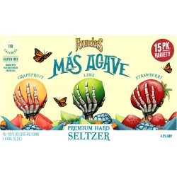 Founders Brewing Co. Founders Brewing Company Mas Agave Seltzer Variety