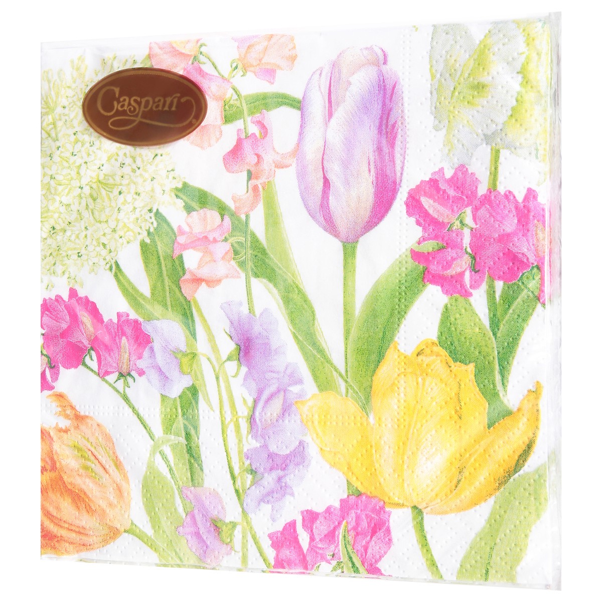 slide 10 of 12, Caspari Spring Flower Show Napkins 20 ea, 