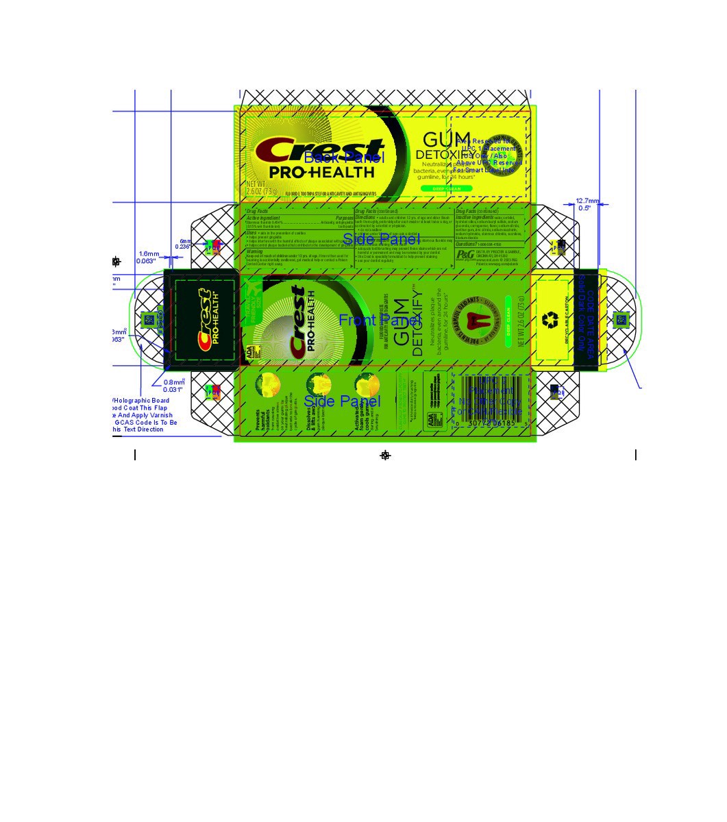 slide 6 of 10, Crest Pro-Health Gum Detoxify Toothpaste 2.6 oz- Anticavity, Antibacterial Flouride Toothpaste, Clinically Proven Gum, Sensitive, and Enamel Protection, Plaque Control, 2.6 oz