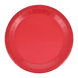 Meijer Candy Red Dinner Plates