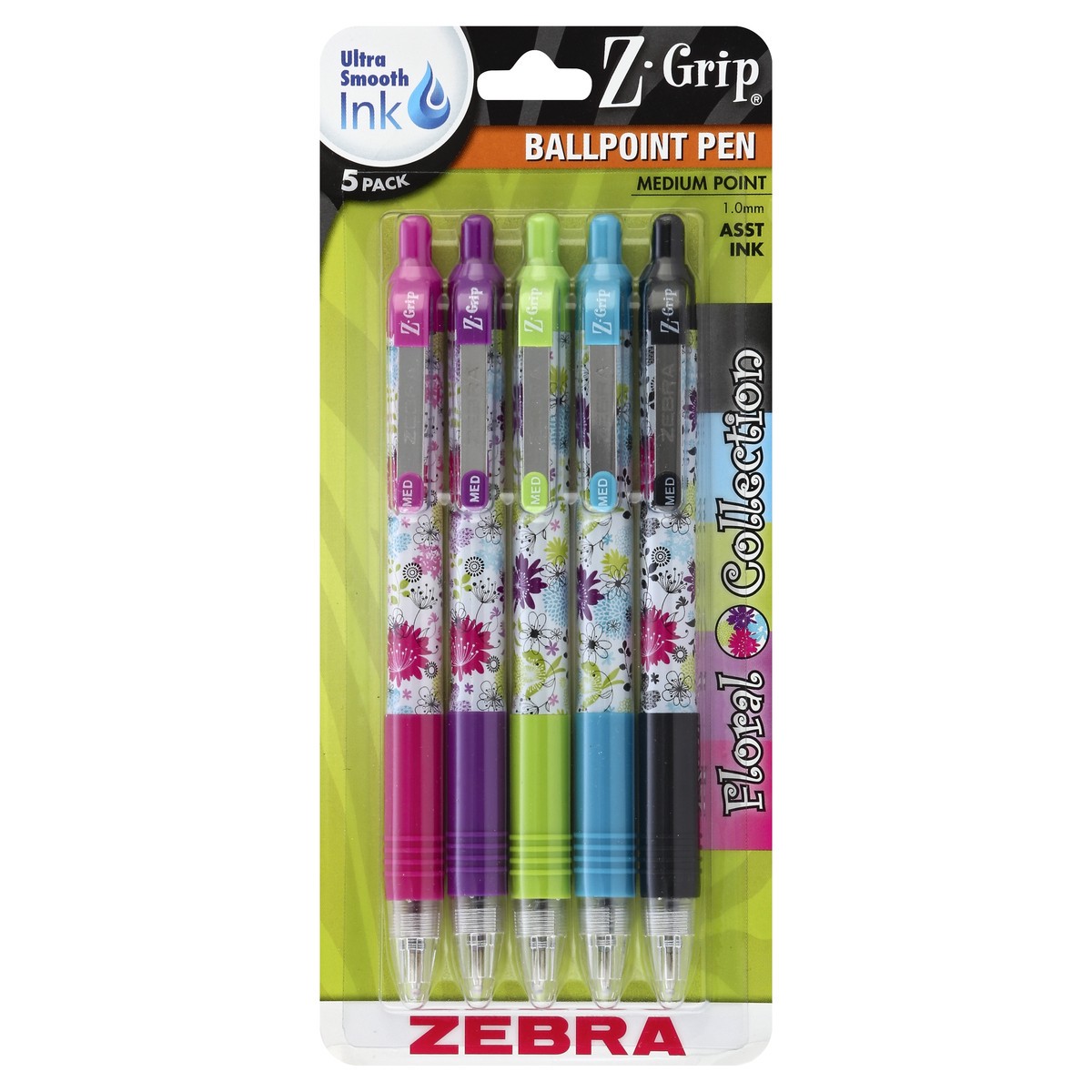 slide 3 of 3, Z Grip Ballpoint Pen 5 ea, 5 ct