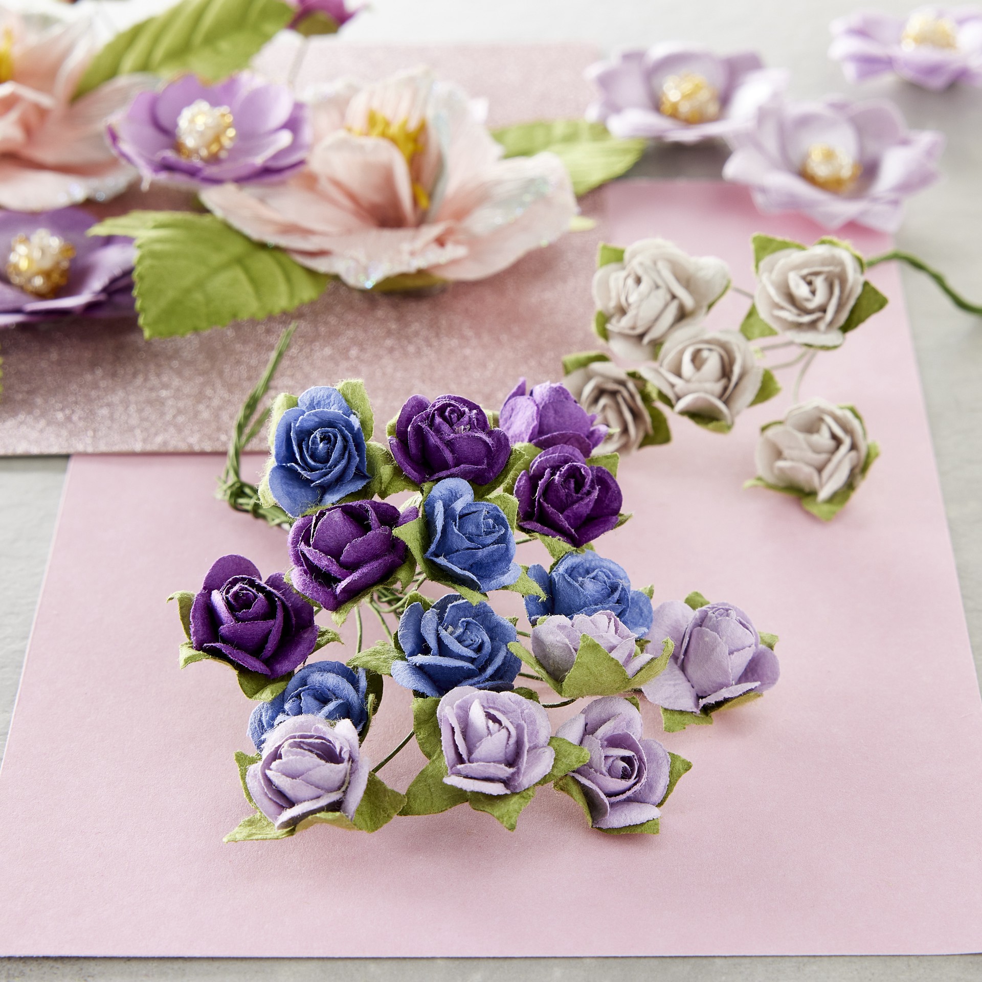 slide 2 of 2, Mini Sachet Roses & Pansy By Recollections, includes 25 ct