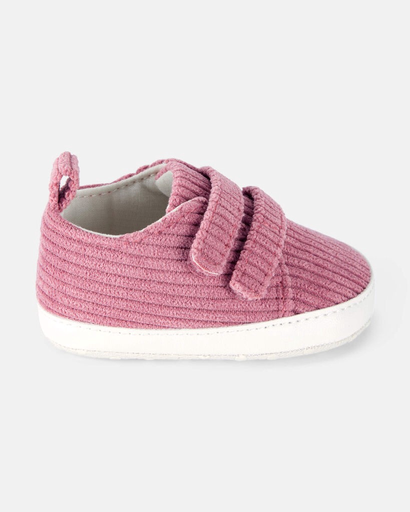 slide 5 of 6, Carter's Baby Girl Corduroy Slip-On Shoes - Pink Pink 1, 1 ct