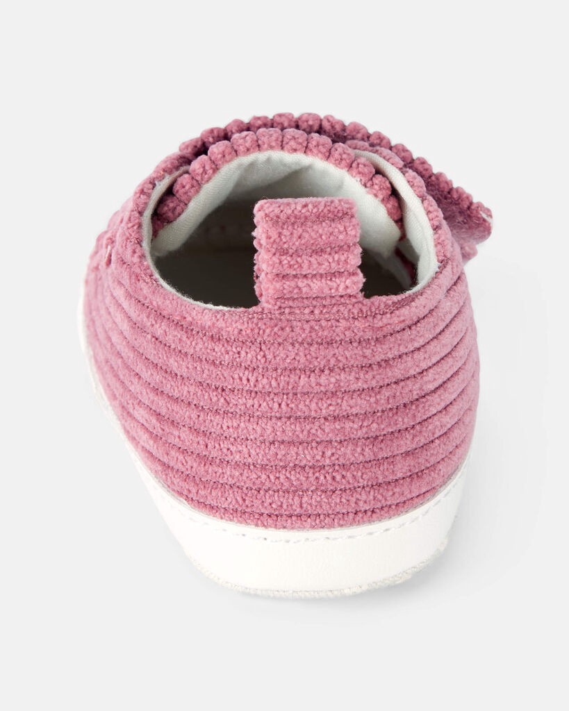 slide 6 of 6, Carter's Baby Girl Corduroy Slip-On Shoes - Pink Pink 1, 1 ct