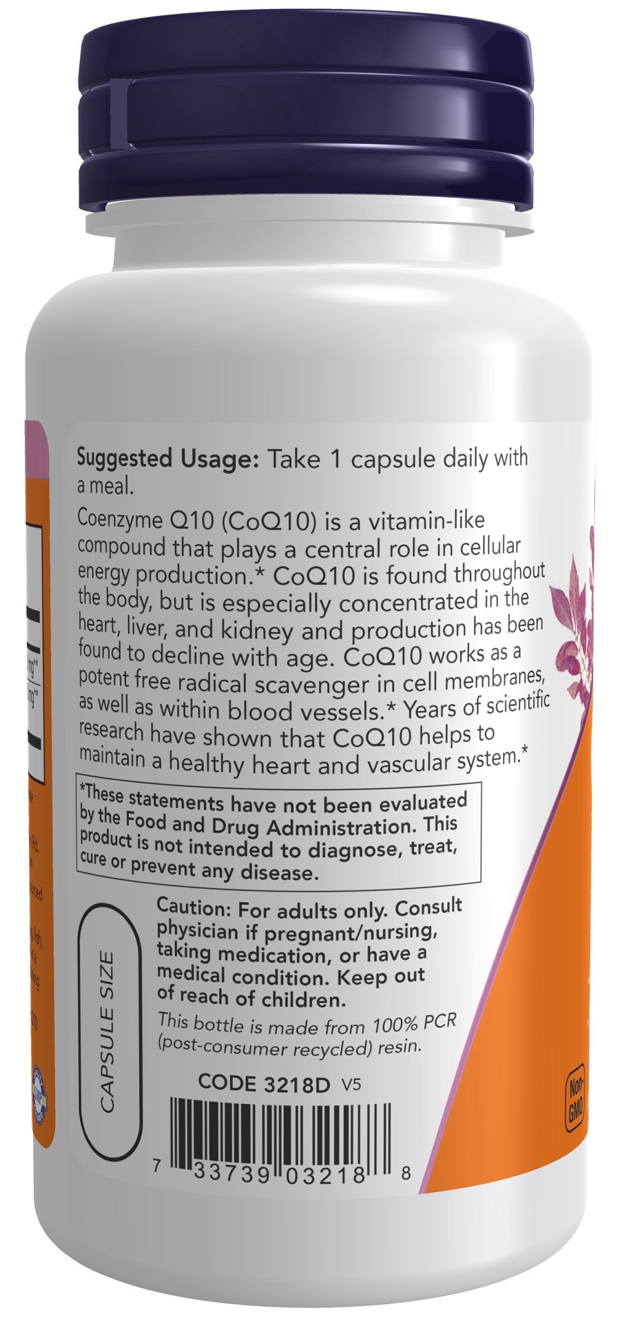 slide 4 of 4, NOW CoQ10 150 mg - 100 Veg Capsules, 100 ct