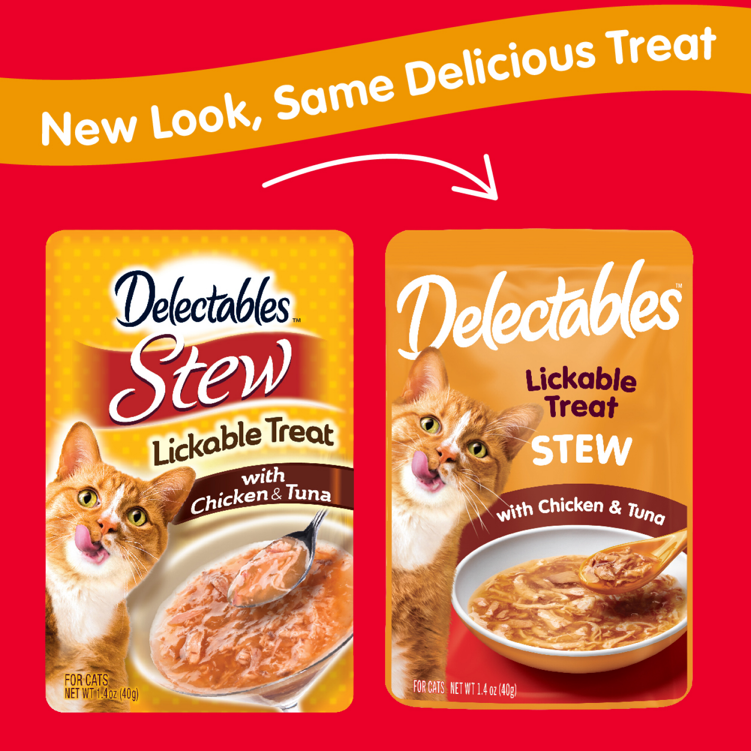 slide 2 of 2, Delectables Stew Lickable Treats with Chicken & Tuna 1.4 oz, 1.4 oz