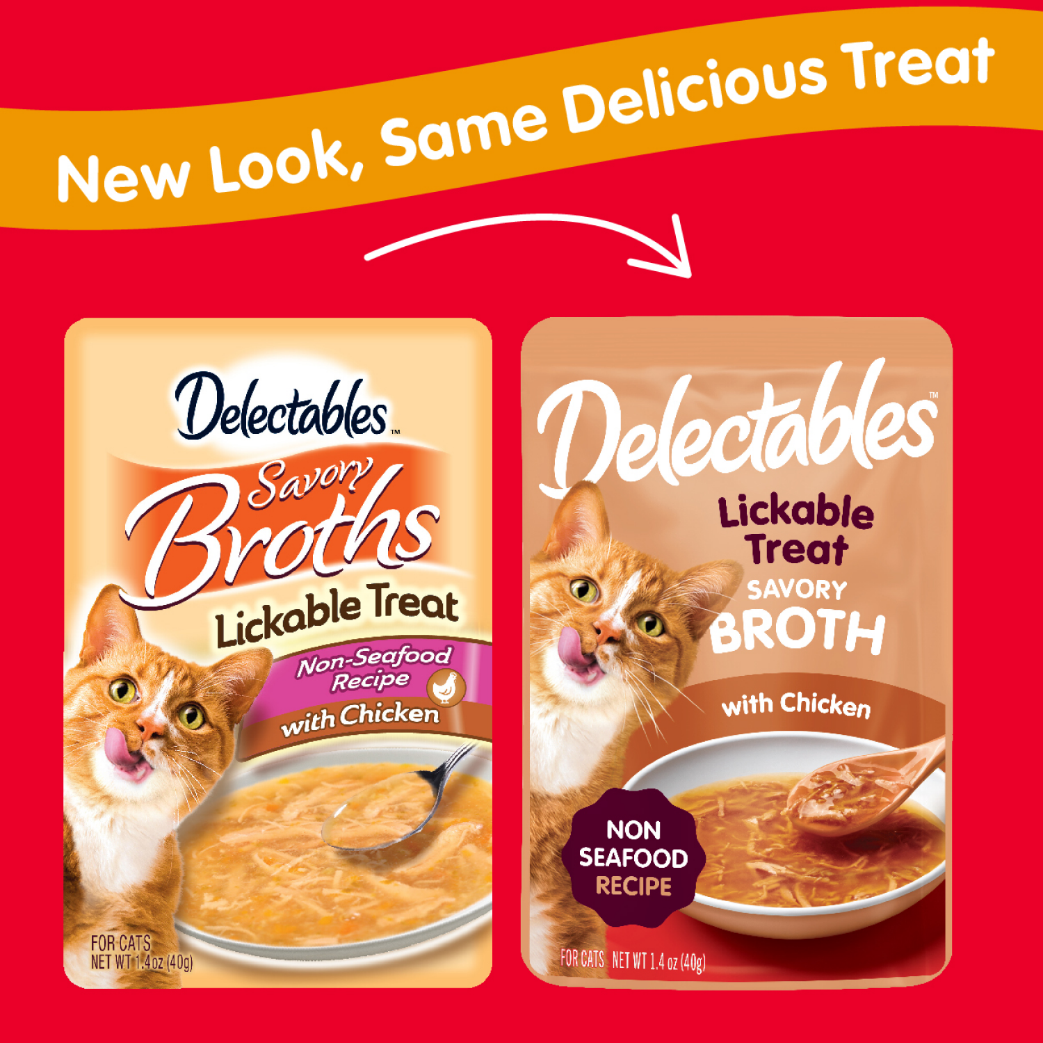 slide 2 of 2, Delectables Savory Broths Lickable Treat, Chicken, 1.4 oz