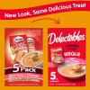 slide 3 of 9, Delectables Hartz Delectables Bisque Tuna & Chicken Lickable Cat Treats Variety Pack, 5ct, 5 ct