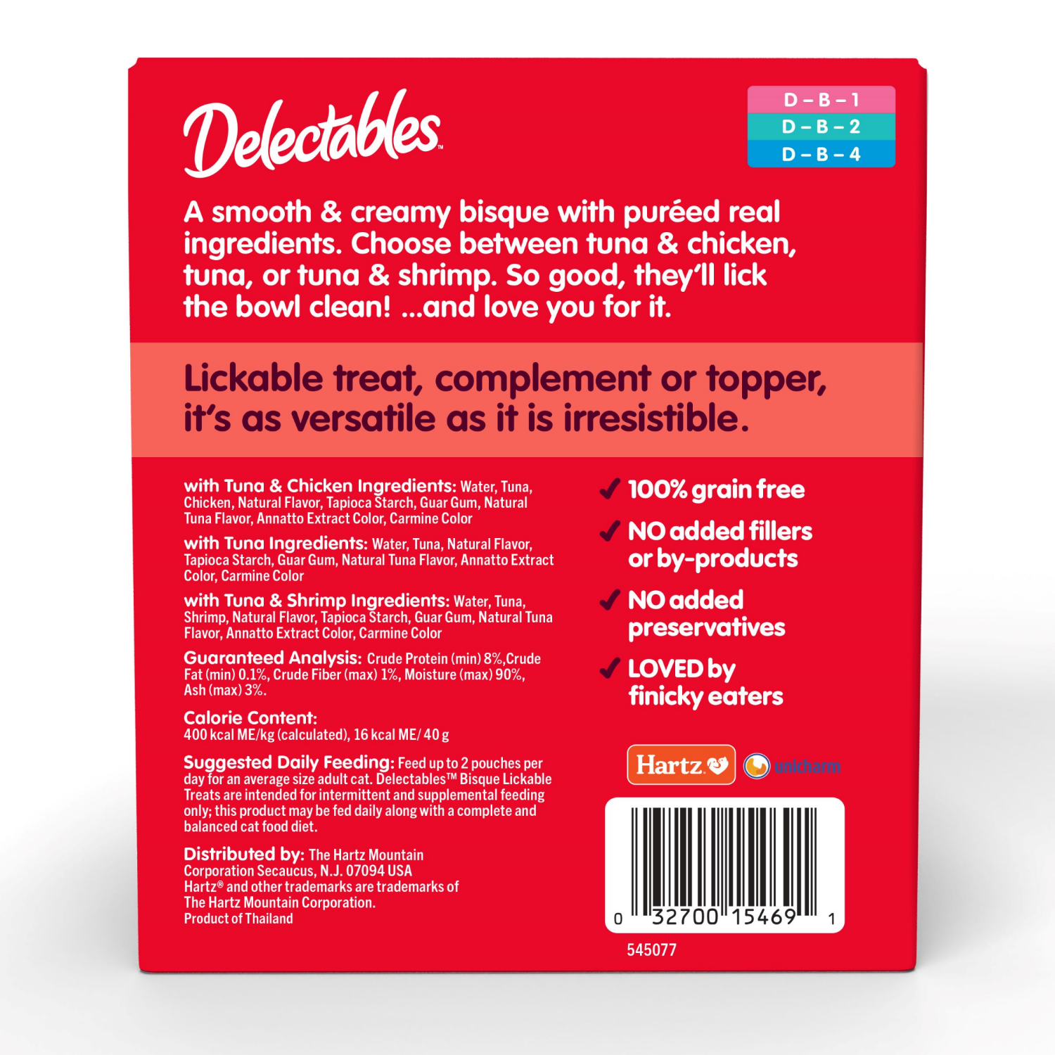 slide 2 of 3, Delectables Lickable Bisque Treats for Cats 12 Pack Variety 12 - 1.4 oz Pouches, 12 ct