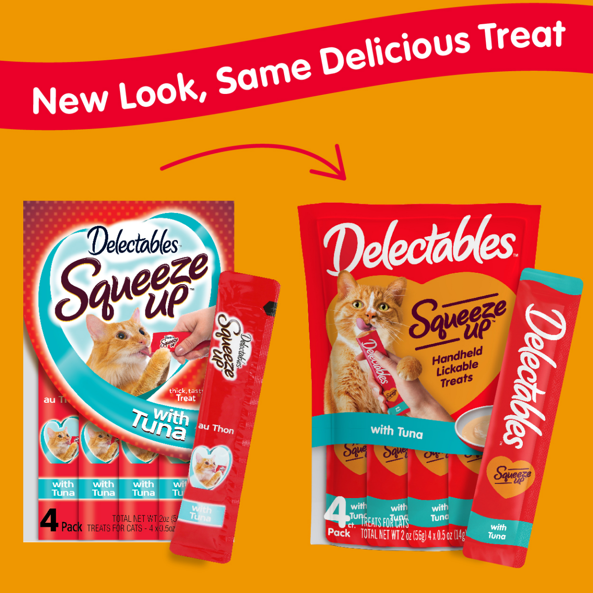 slide 5 of 9, Delectables Squeeze Up with Tuna, 4 ct