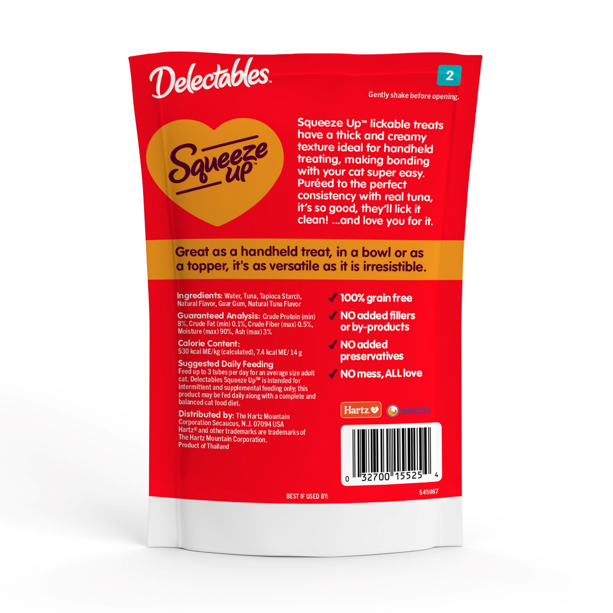 slide 9 of 9, Delectables Squeeze Up with Tuna, 4 ct