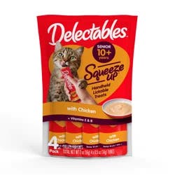 Delectables Cat Treats with Chicken 4 - 0.5 oz Tubes