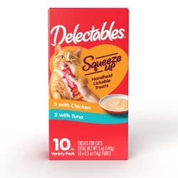 Delectables Hartz Delectables Squeeze Ups Lickable Cat Treats, 10ct