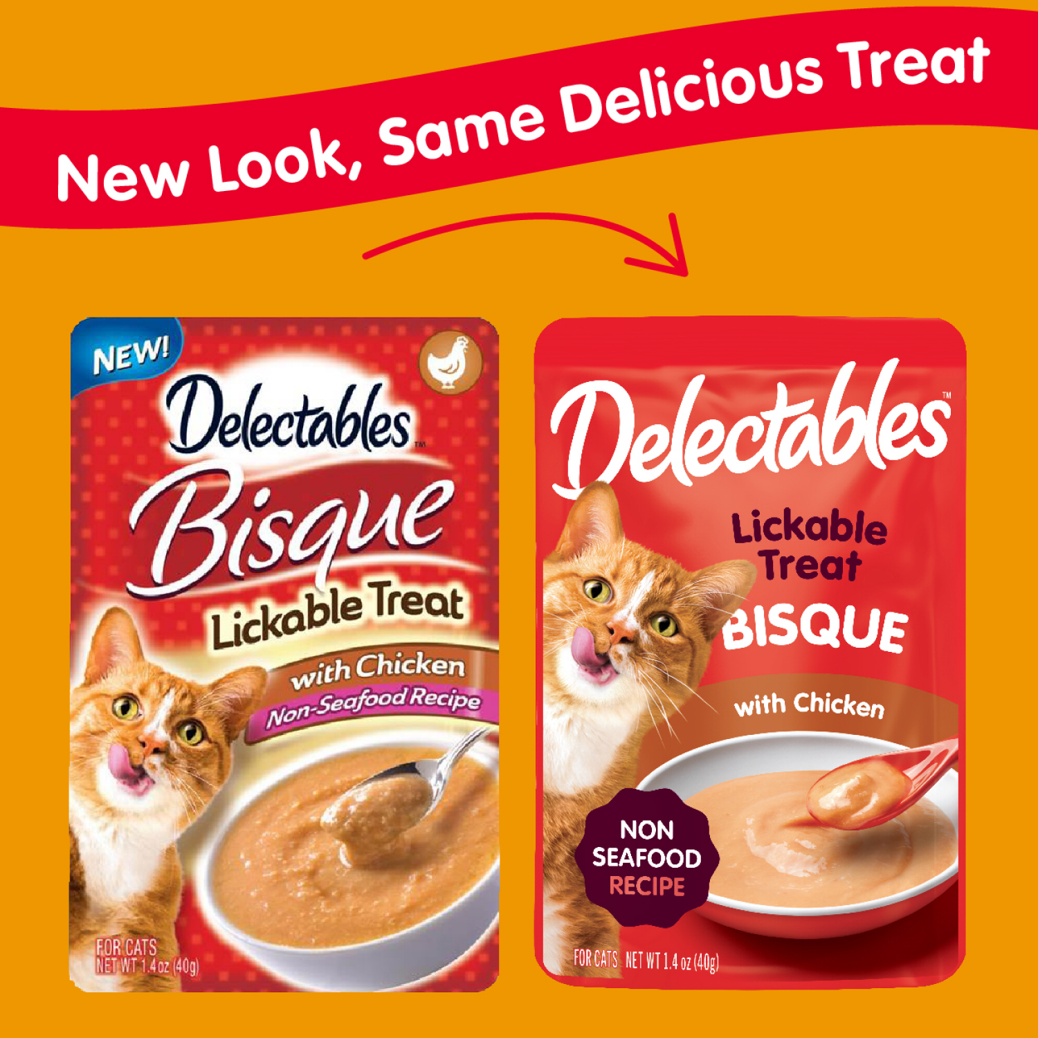 slide 2 of 2, Delectables For Cats Bisque with Chicken Lickable Treat 1.4 oz, 1.4 oz