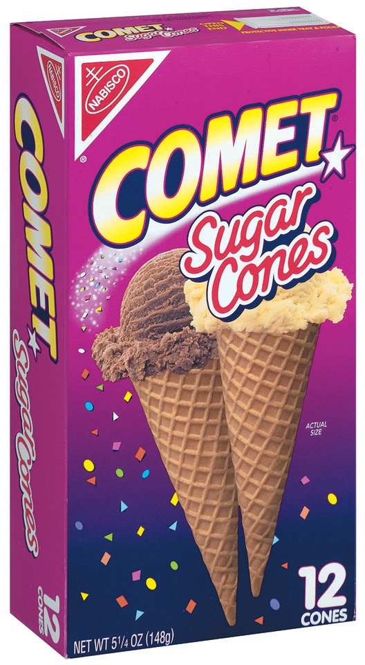 slide 2 of 3, Comet Cups Nabisco Comet Sugar Cones, 5.25 oz
