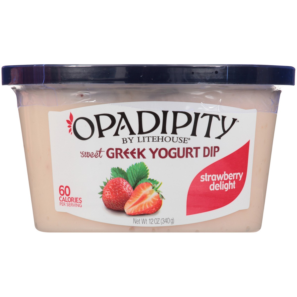 slide 7 of 12, Opadipity Litehouse Opadipity Strawberry Delight Sweet Greek Yogurt Dip 12 oz. Plastic Tub, 12 oz