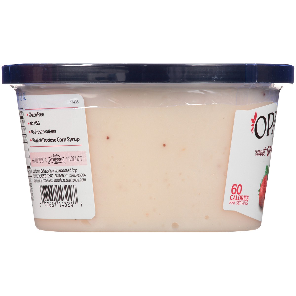 slide 2 of 12, Opadipity Litehouse Opadipity Strawberry Delight Sweet Greek Yogurt Dip 12 oz. Plastic Tub, 12 oz