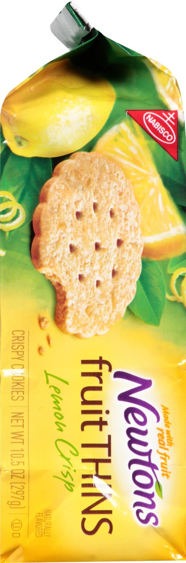 slide 5 of 8, Nabisco Newtons Fruit Thins Lemon Crisp Crispy Cookies, 10 .5 oz