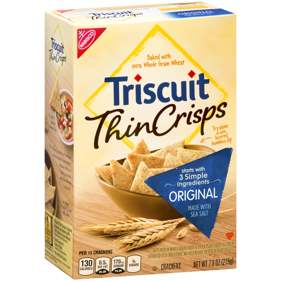 slide 2 of 8, Triscuit Crackers 7.6 oz, 7.6 oz