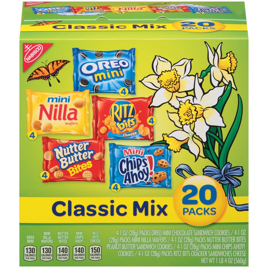 slide 2 of 9, Nabisco Spring Cookie And Cracker Classic Mix 20Ct, 20 oz