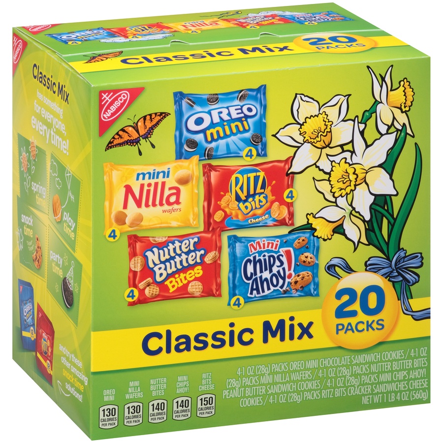 slide 3 of 9, Nabisco Spring Cookie And Cracker Classic Mix 20Ct, 20 oz
