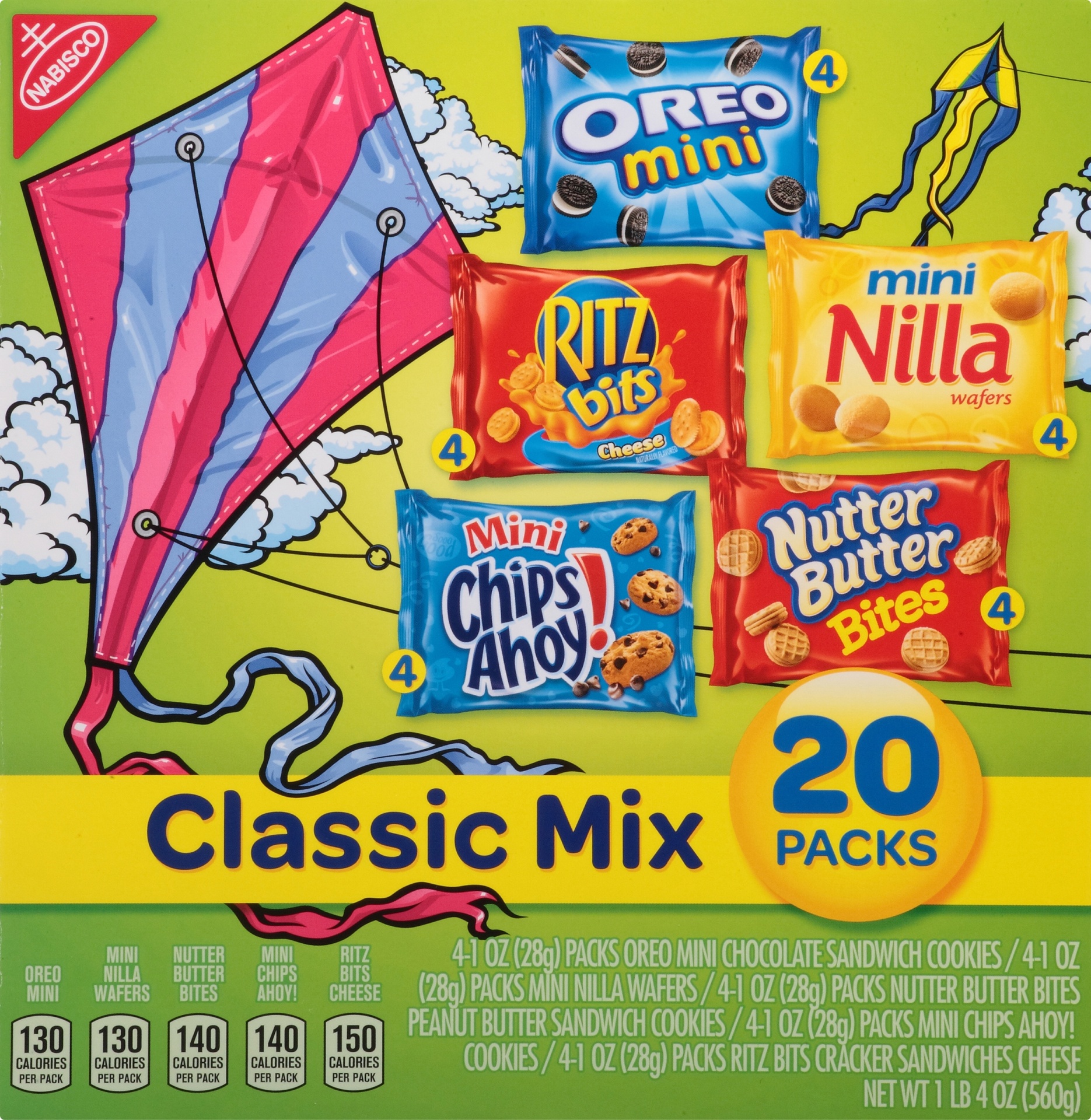 slide 7 of 9, Nabisco Spring Cookie And Cracker Classic Mix 20Ct, 20 oz