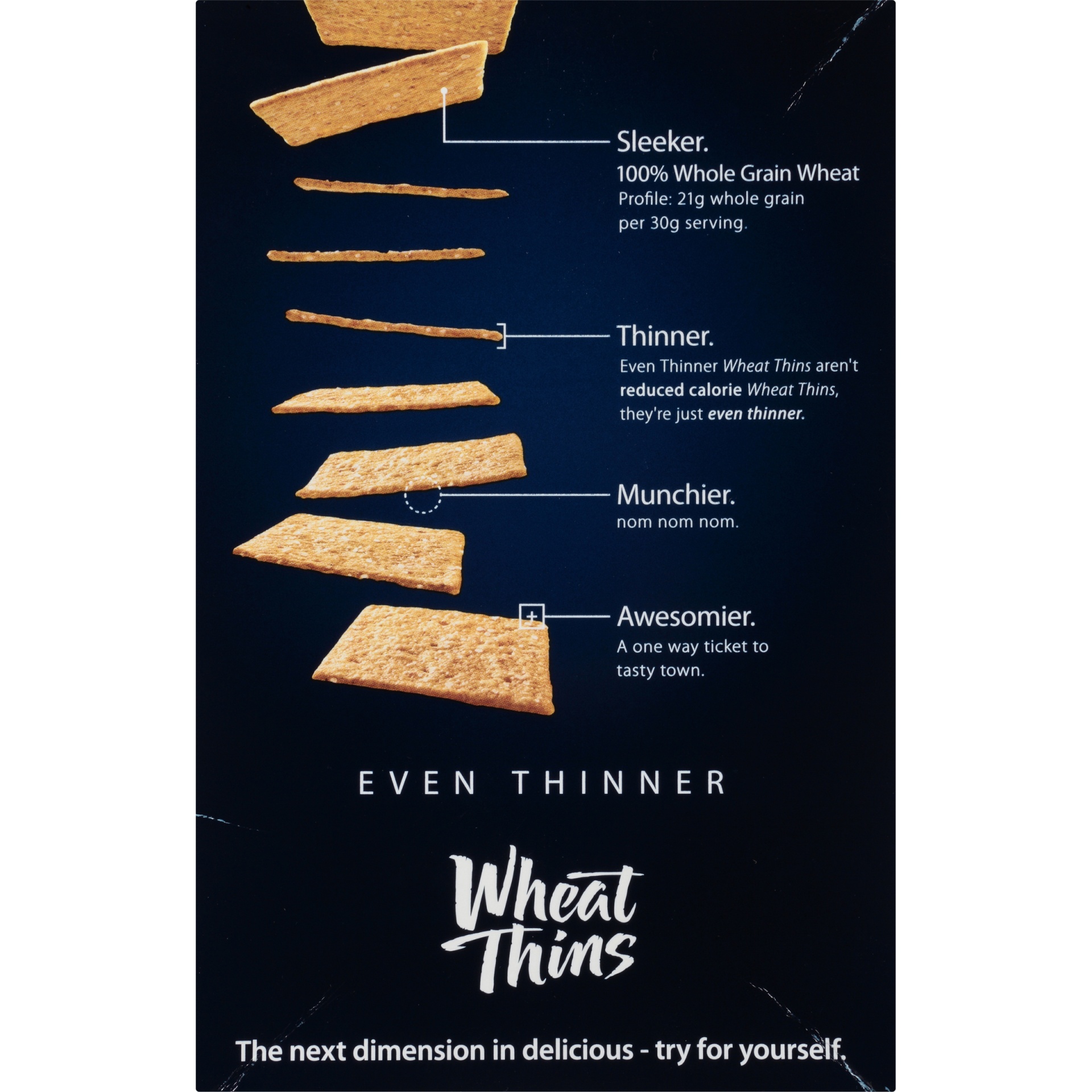 slide 6 of 8, Wheat Thin Original Thinner Crackers, 8.5 oz