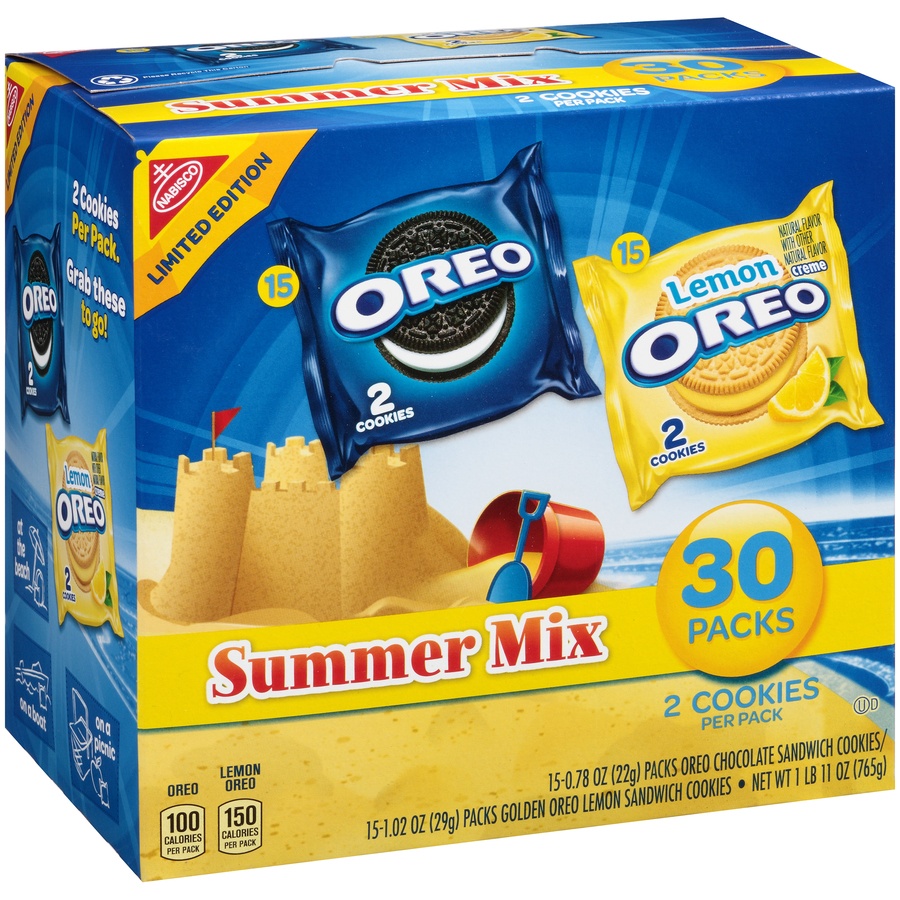 slide 2 of 8, Oreo Cookies, Summer Mix, 30 ct