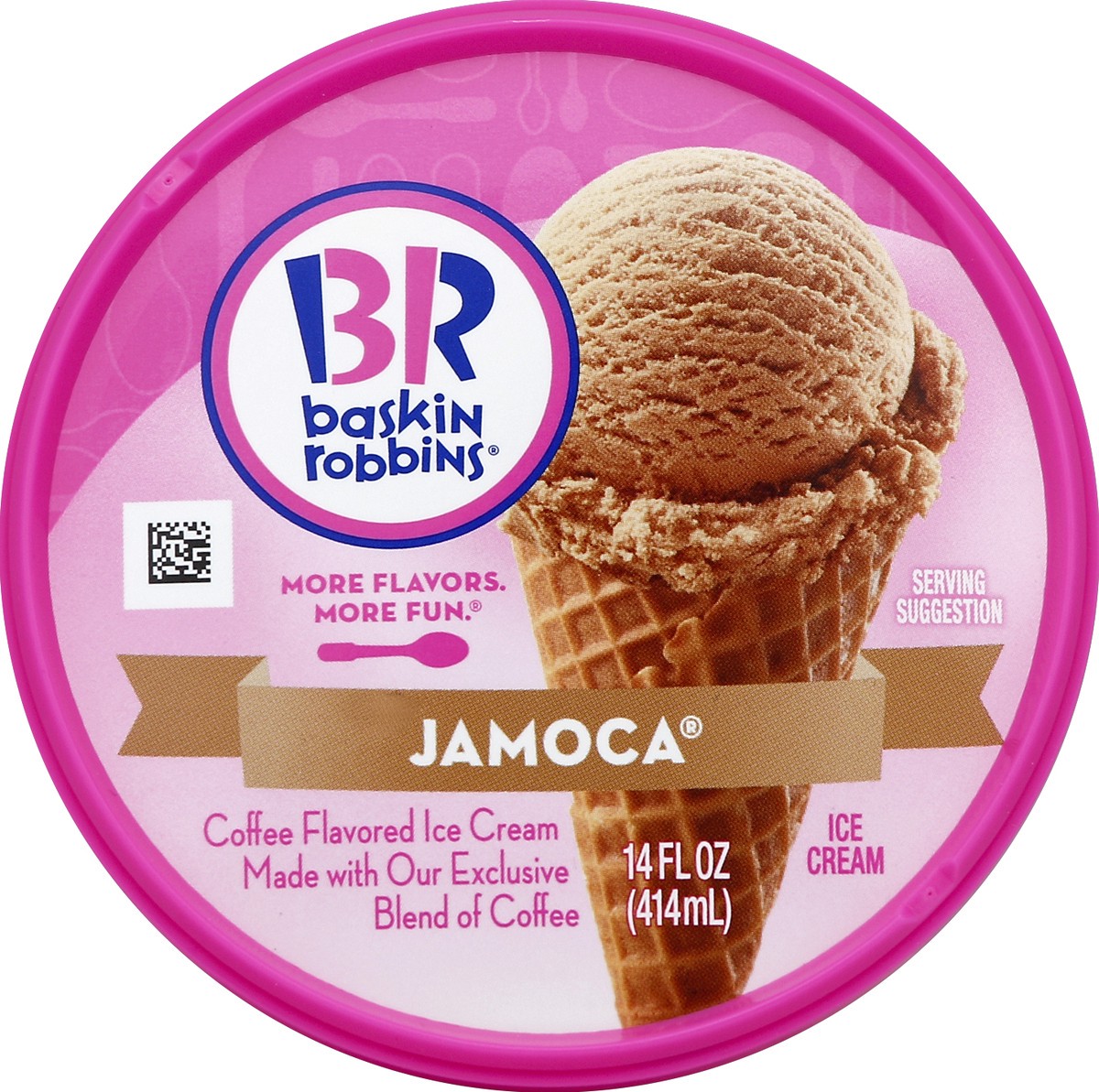 slide 2 of 6, Baskin-Robbins Ice Cream, Jamoca, 10 oz