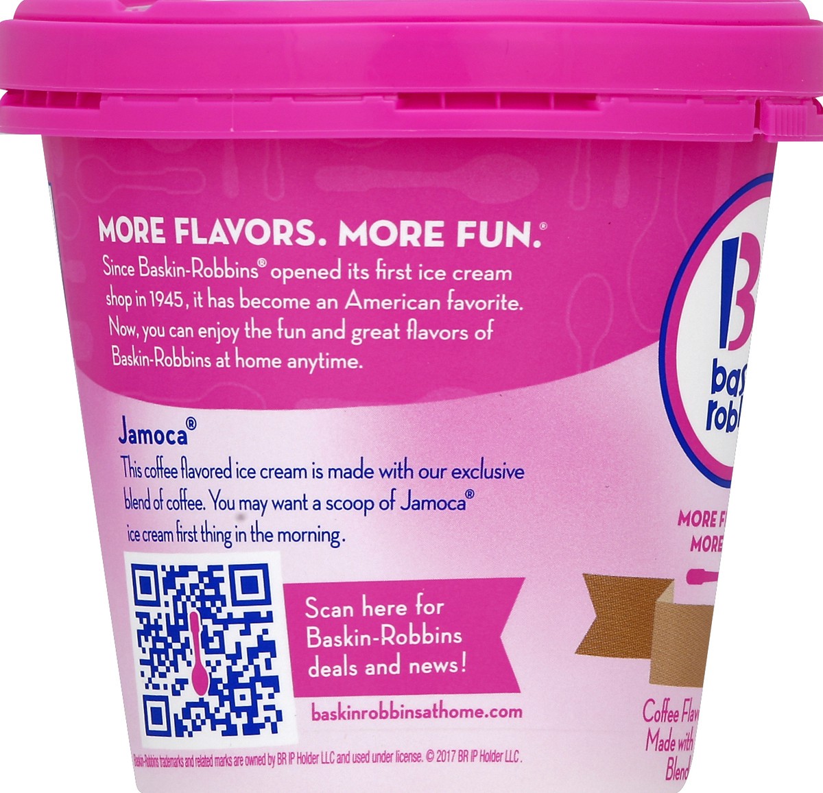 slide 3 of 6, Baskin-Robbins Ice Cream, Jamoca, 10 oz