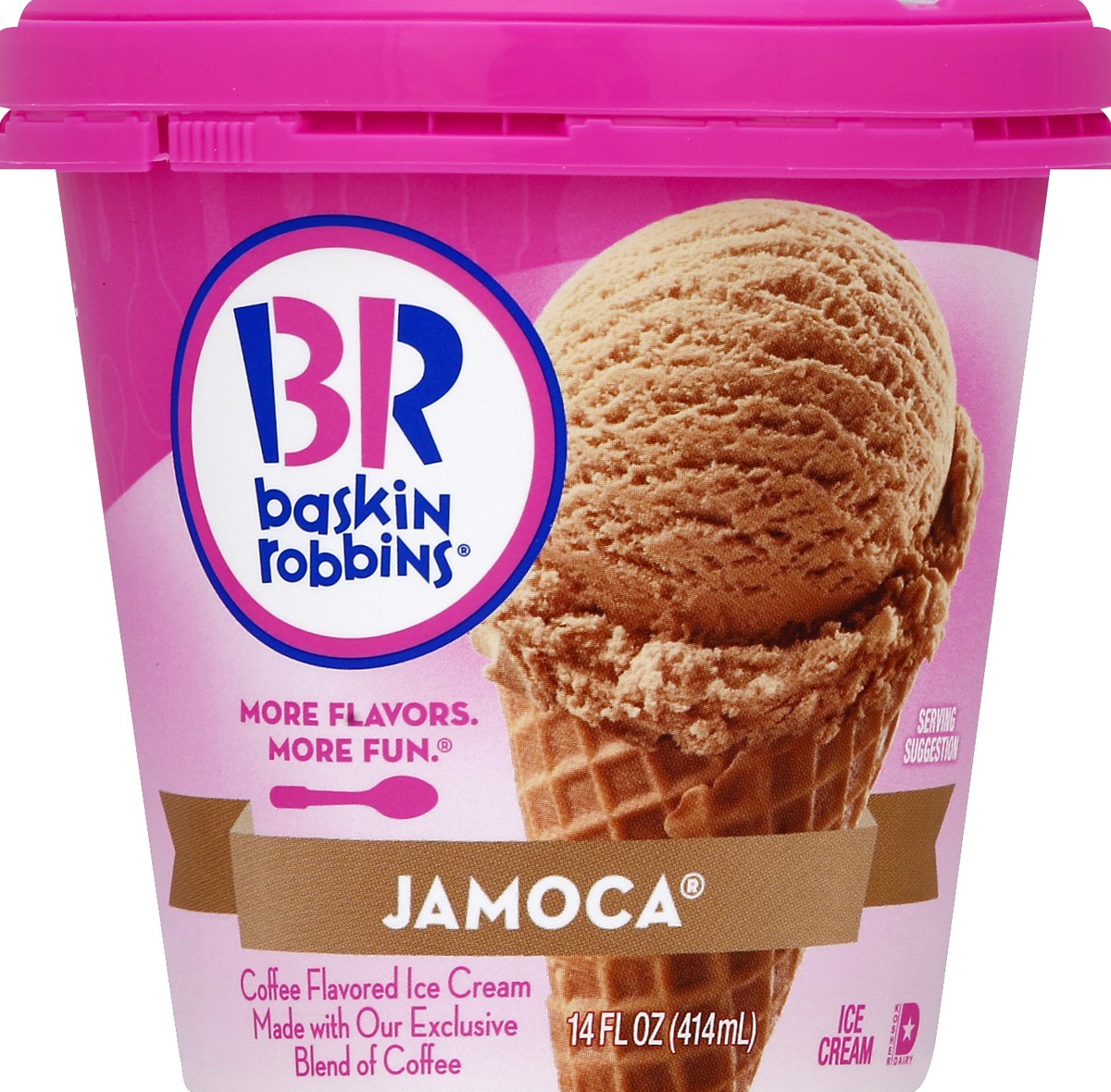 slide 5 of 6, Baskin-Robbins Ice Cream, Jamoca, 10 oz