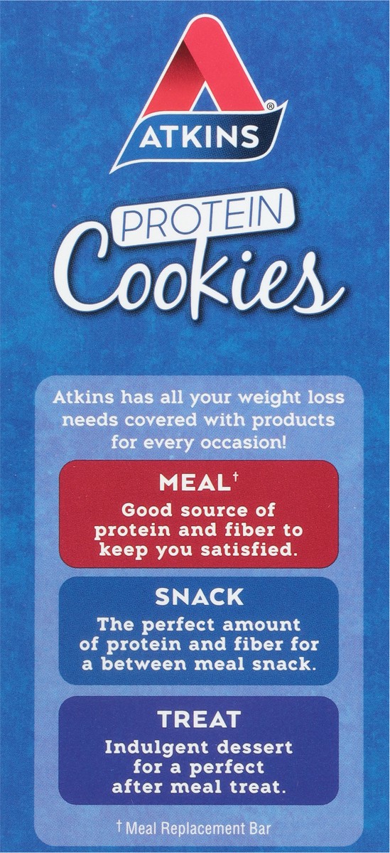 slide 6 of 9, Atkins Snack Protein Cookie Double Chocolate Chip, 4 ct