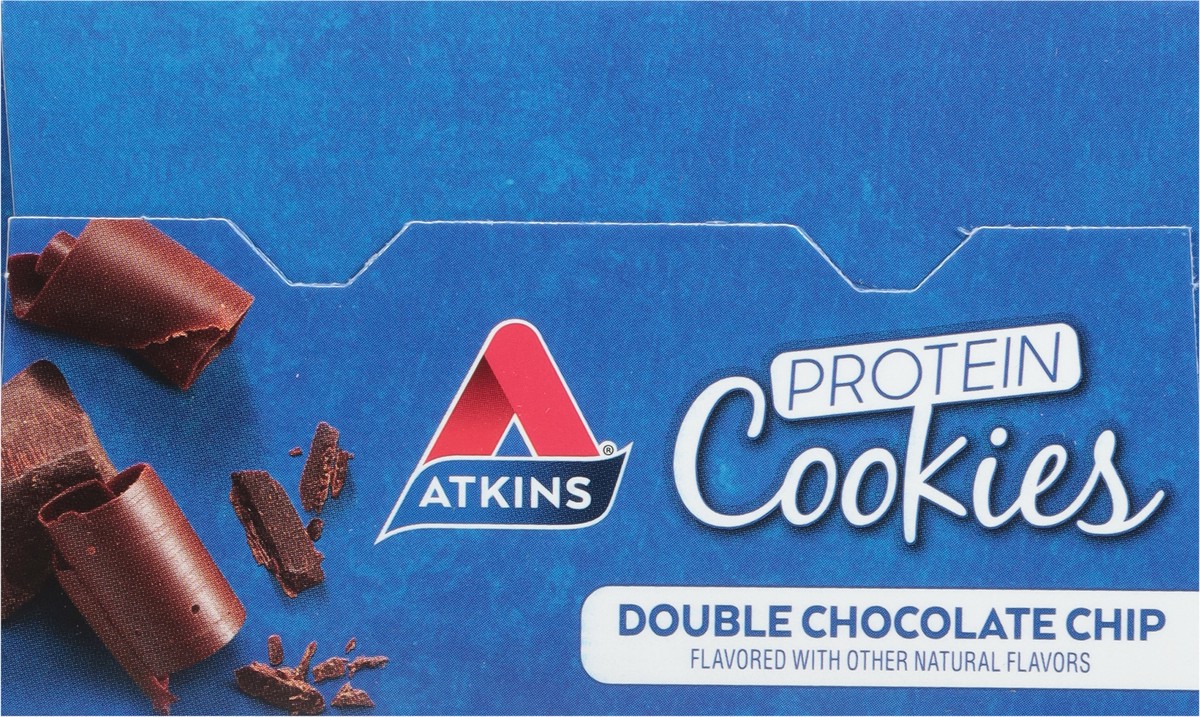 slide 9 of 9, Atkins Snack Protein Cookie Double Chocolate Chip, 4 ct