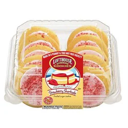 Lofthouse Strawberry Shortcake Frosted Sugar Cookies