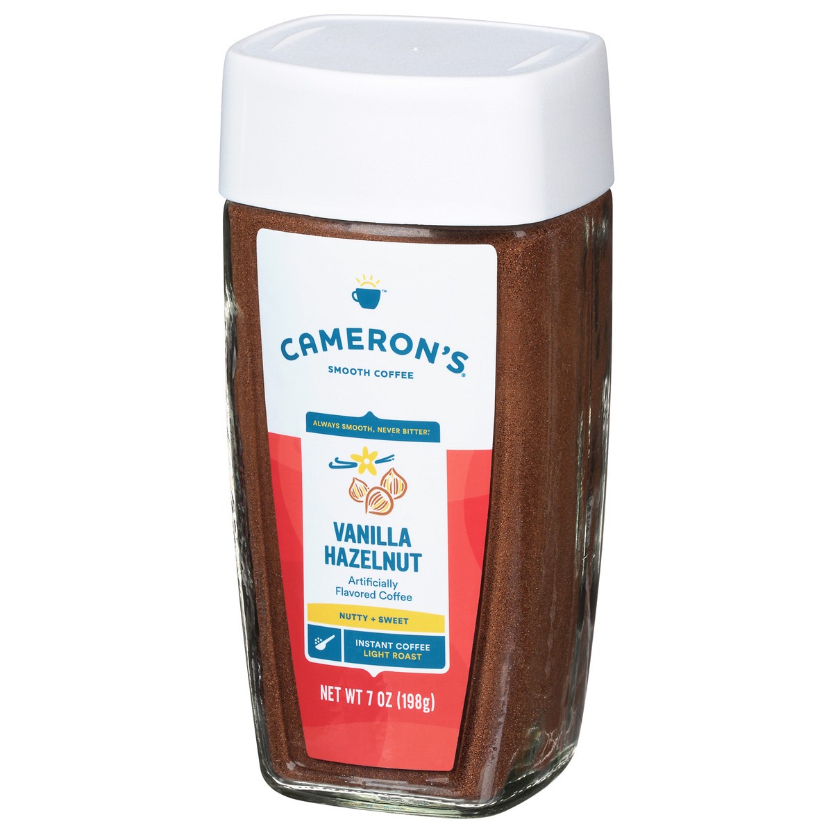 slide 6 of 9, Cameron's Coffee Instant Coffee Jar, Vanilla Hazelnut, 7oz, 7 oz