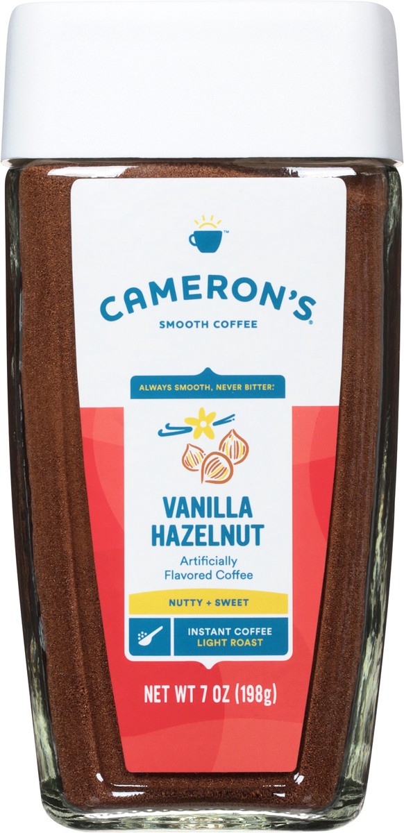 slide 2 of 9, Cameron's Coffee Instant Coffee Jar, Vanilla Hazelnut, 7oz, 7 oz