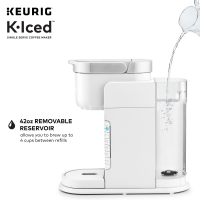slide 23 of 29, Keurig K-Iced Brewer White, 1 ct