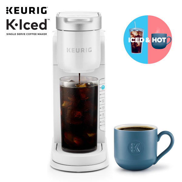 slide 15 of 29, Keurig K-Iced Brewer White, 1 ct